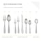 Table 12 26-Piece Stainless Steel Flatware Set with Beveled Round Edges, Service for 4 TF26S30M - alternate 6
